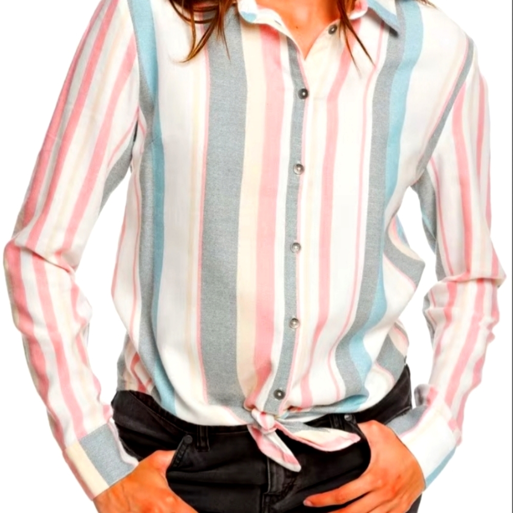 ROXY Suburb Vibes Stripe Shirt